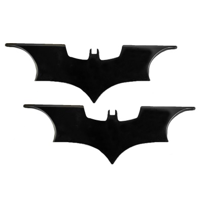 Ocelové vrhací hvězdice BATARANG Batman 2 kusy!! - černá