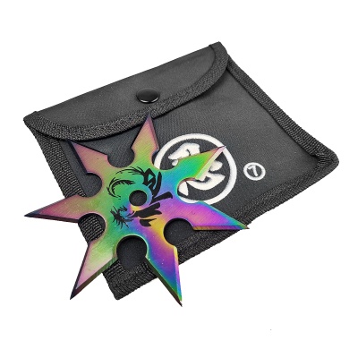 Vrhací hvězdice RAINBOW STAR sedmicípá