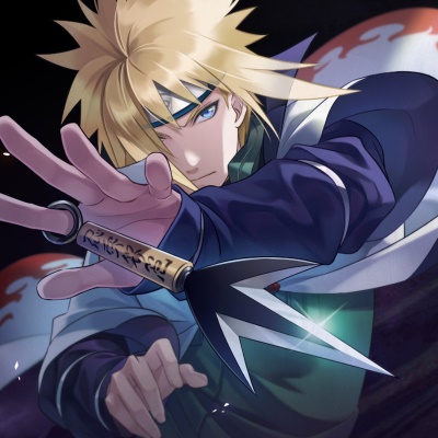Bleskový kunai NAMIKAZE MINATO Naruto - Bílý