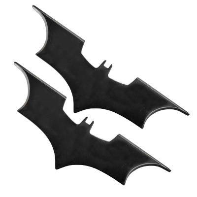 Ocelové vrhací hvězdice BATARANG Batman 2 kusy!! - černá