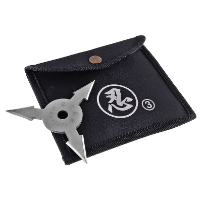 Vrhací hvězdice ARROW trojcípá, stříbrná