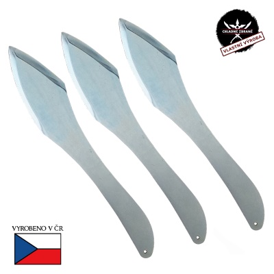 Sada gigantických vrhacích nožů FLYING SWORD ZINEK - 3 kusy