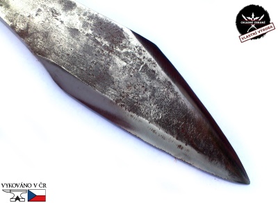 Masivní velký vrhací nůž GIANT STRIKE kovaný